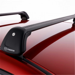 Barres de toit aluminium pour Mazda 3 BP | Accessoires Mazda