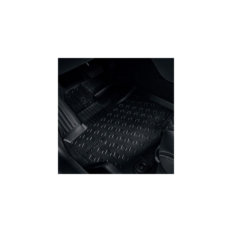 Tapis de sol caoutchouc pour Mazda 2 Hybrid | Accessoires Mazda Tapis de sol caoutchouc pour Mazda 2 Hybrid | Accessoires Mazda