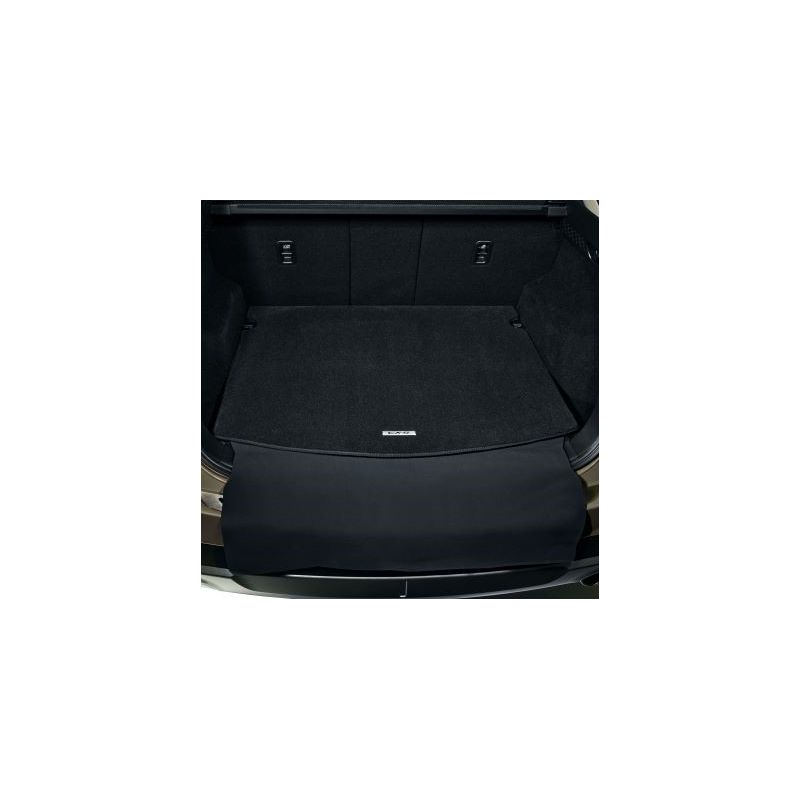 Tapis de coffre avec protection repliable de pare-chocs