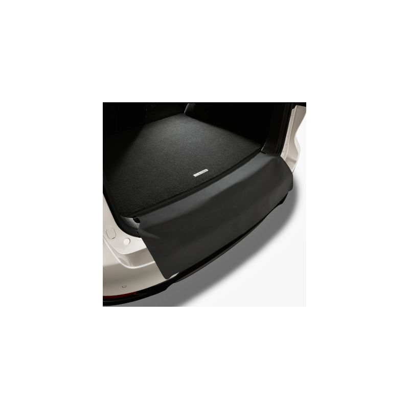 Tapis de coffre avec protection repliable de pare-chocs