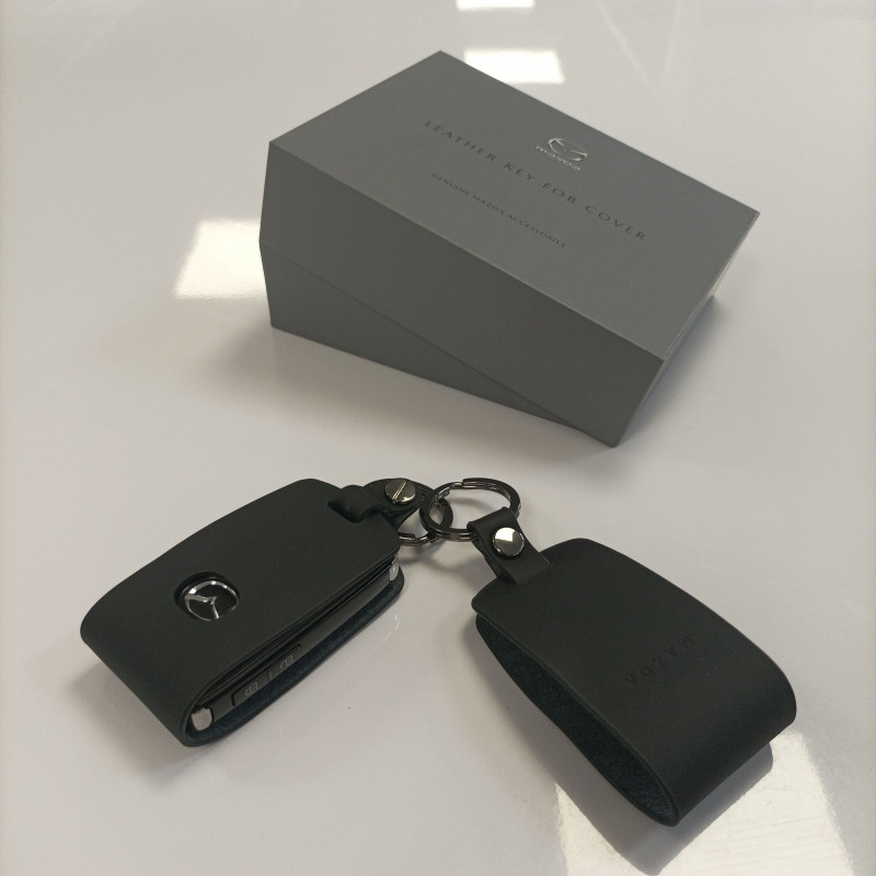 Housse de protection de clé Cuir Noir