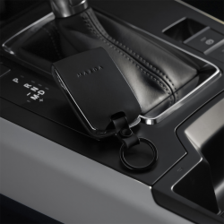 Housse de protection de clé Cuir Noir